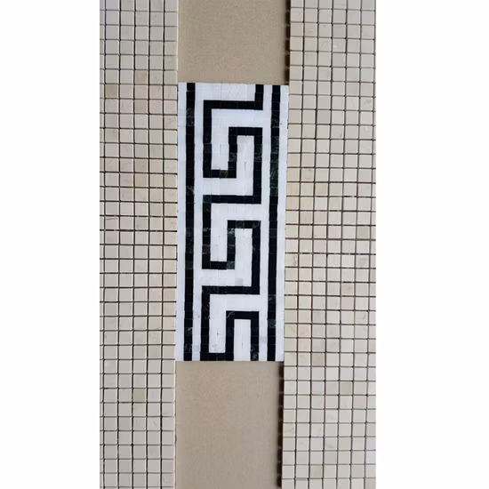 Stone Backsplash Tile Mosaic Borders for Decoration Tile