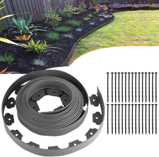 Hot Sale Durable Easy to Use Outdoor Plastic Border Garden Lawn Edging 