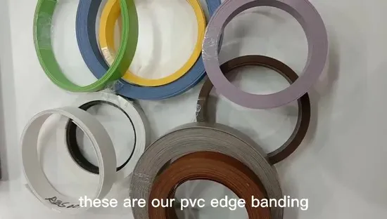 Office Accessory Cabinet Soft PVC Factory Supply Thick Plastic Wood Edging for Furniture 