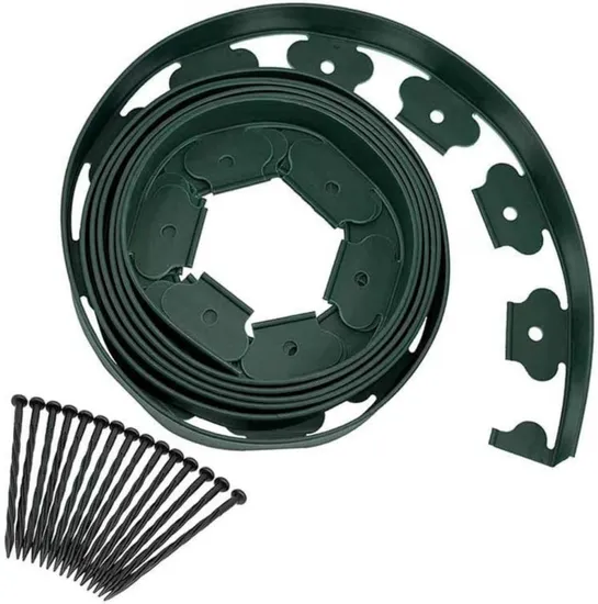 5cm No Dig Plastic Landscape Edging for Lawn Garden Decoration 