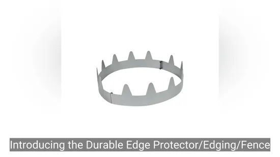 Premium Zinc Garden Border Ring for Tree Protection and Decoration 