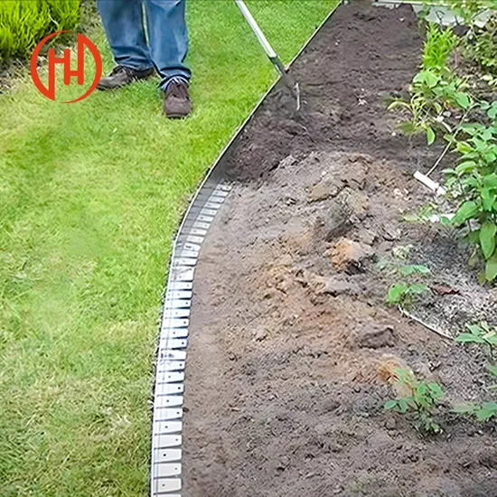 Insert Plastic Garden Edging Stone Border Garden Lawn Border Simulation Stone Fence 