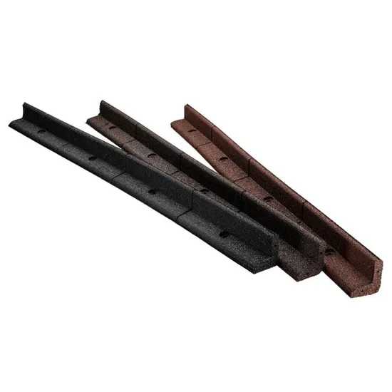 Brown Recycled Rubber Garden Borders 