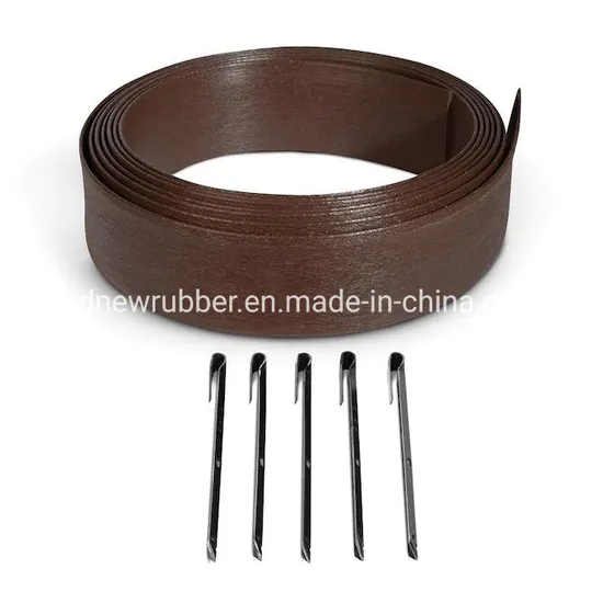 Interlocking Outdoor Rubber Lawn Border 