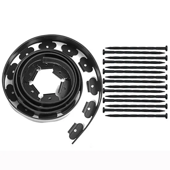 Jnz Flexible Garden Border Plastic Garden Edging for Landscape 