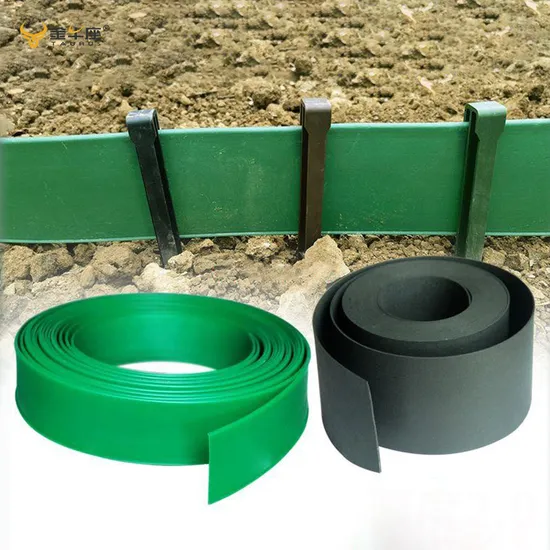 Plastic Garden Edging, Flexible 10m Lawn Edging 