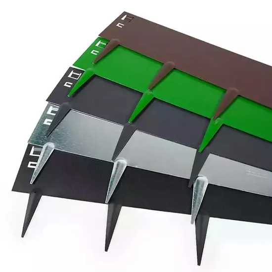 Metal Strimmer Proof Corrugated Garden Lawn Border Edge Galvanized 